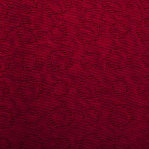 Contract fabric for upholstery furnishings in dark red