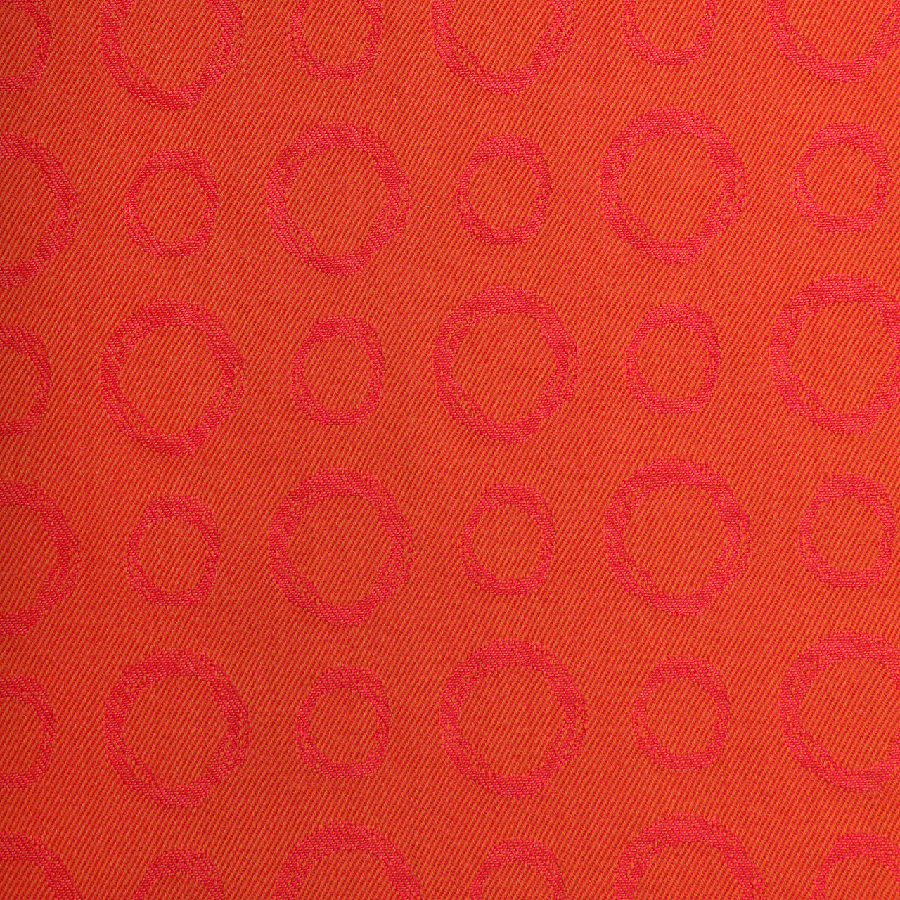 Seville red hoop contract fabric for upholstery