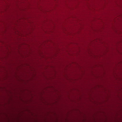 Contract fabric for upholstery furnishings in dark red